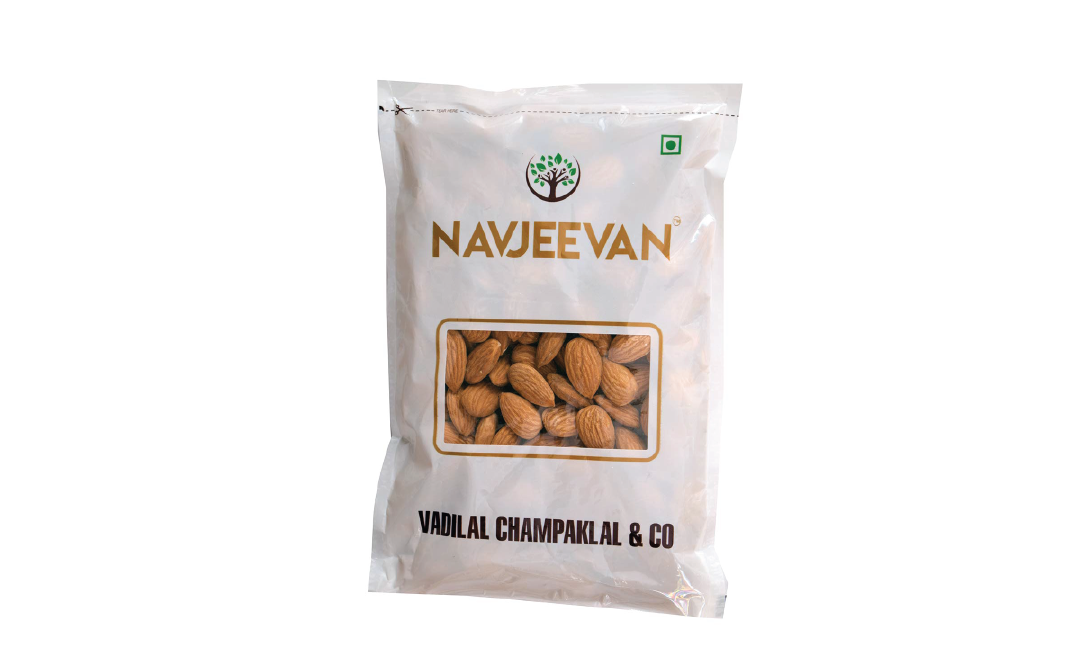 Navjeevan California Almonds-Medium Size    Pack  500 grams